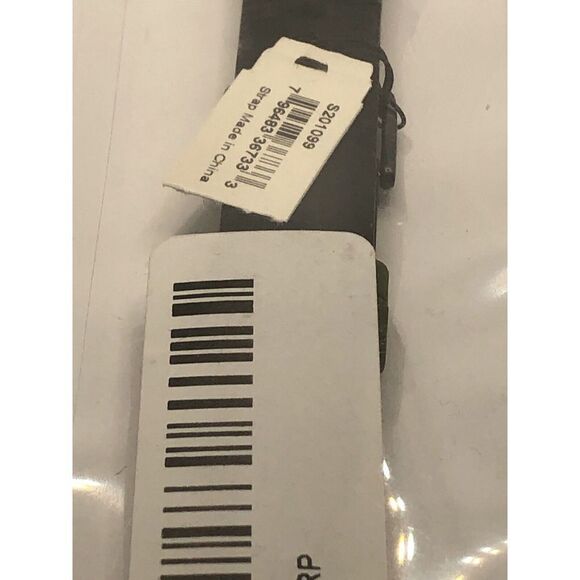 Fossil Watch Band Replacement 2 Piece In Packaging S201099 Green Rubber PY33 - Picture 8 of 10